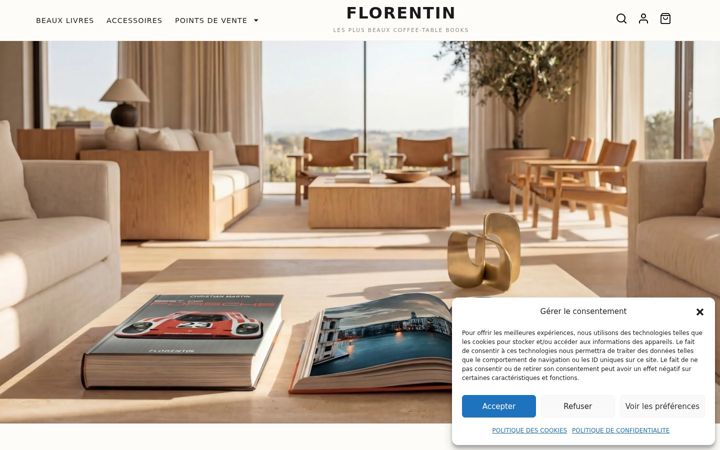 Screenshot of editionsflorentin.com