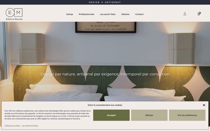Screenshot of editionsmouche.fr