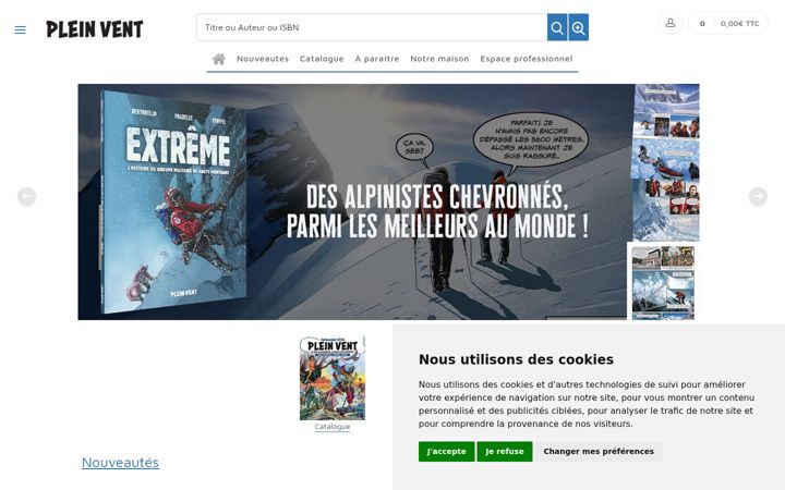 Screenshot of editionspleinvent.fr