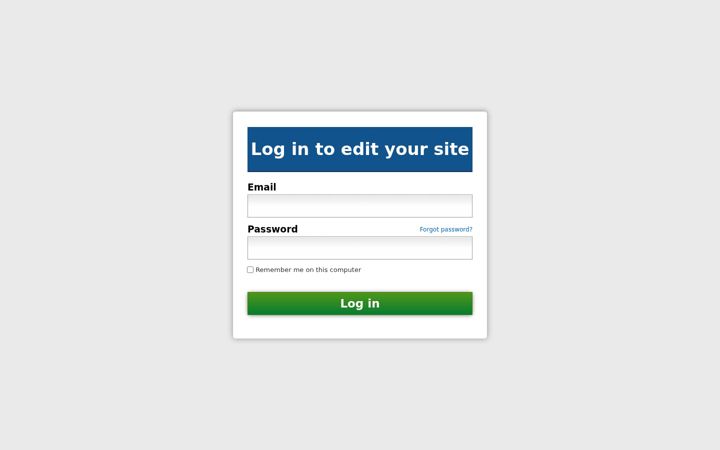 Skærmbillede af editmysite.com