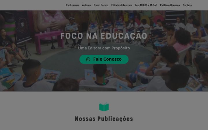 Ekrano kopija editoraeiros.com.br