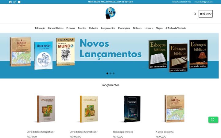 Screenshot of editoramontesiao.com.br
