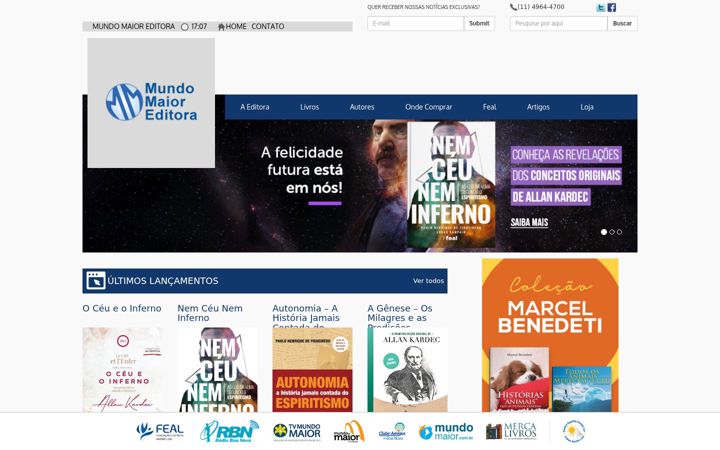 Ekrano kopija editoramundomaior.com.br