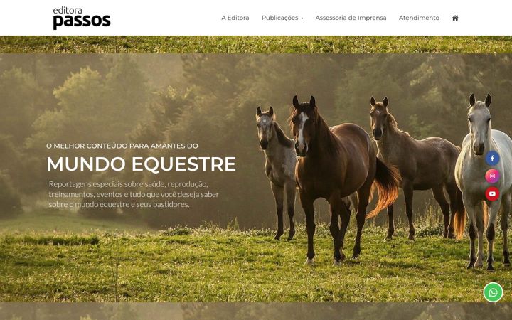 Screenshot of editorapassos.com.br