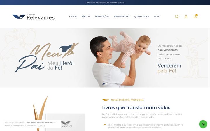 Screenshot of editorarelevantes.com.br
