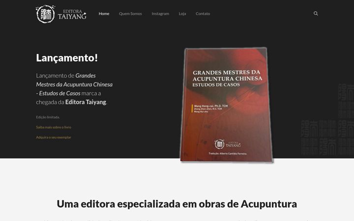 Snímek obrazovky editorataiyang.com.br