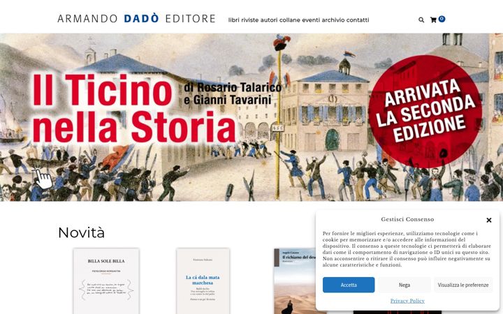 Screenshot of editore.ch