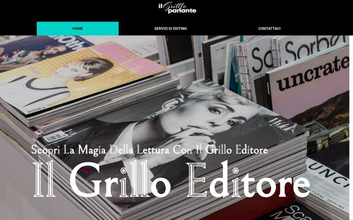 Screenshot of editoreilgrillo.com