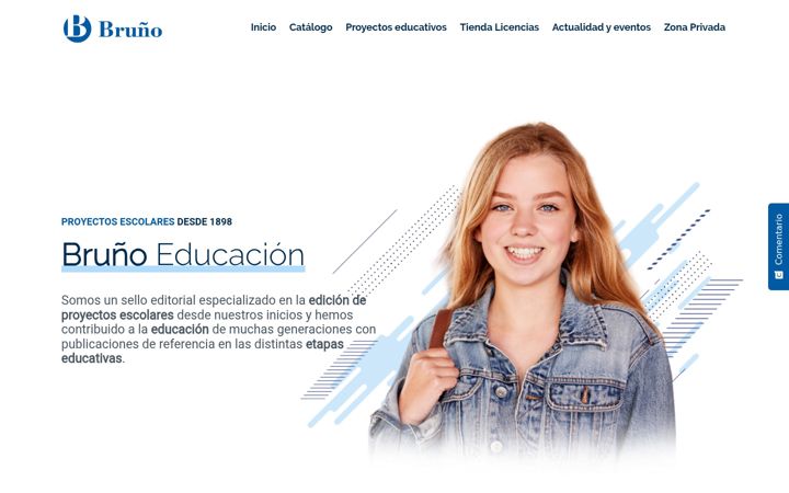 Screenshot of editorial-bruno.net