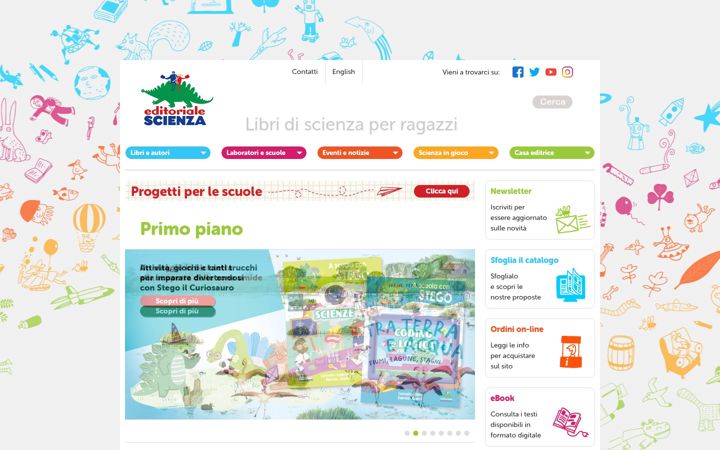 Screenshot of editorialescienza.it