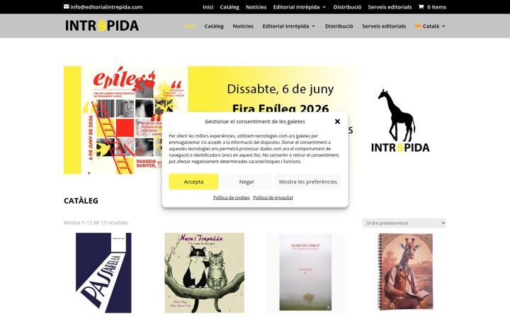Screenshot of editorialintrepida.com
