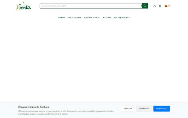 Screenshot of editorialsentir.com