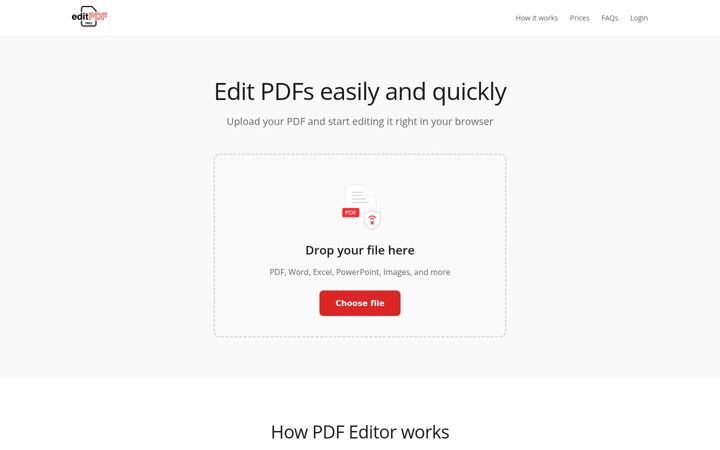 Screenshot of editpropdf.com