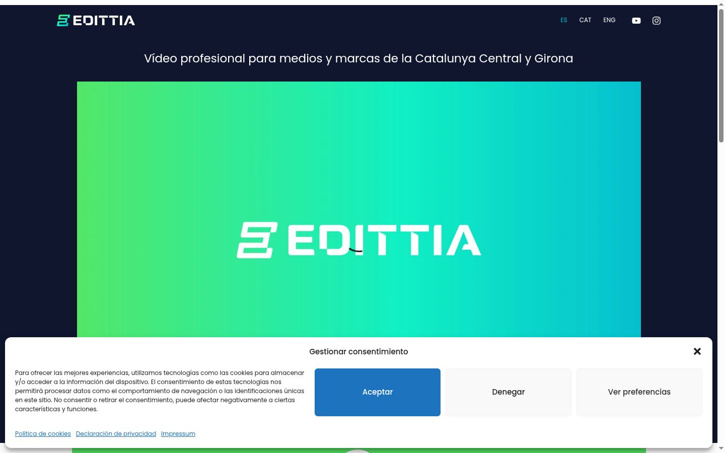 Zrzut ekranu banera zgody wyświetlanego przed jakąkolwiek interakcją