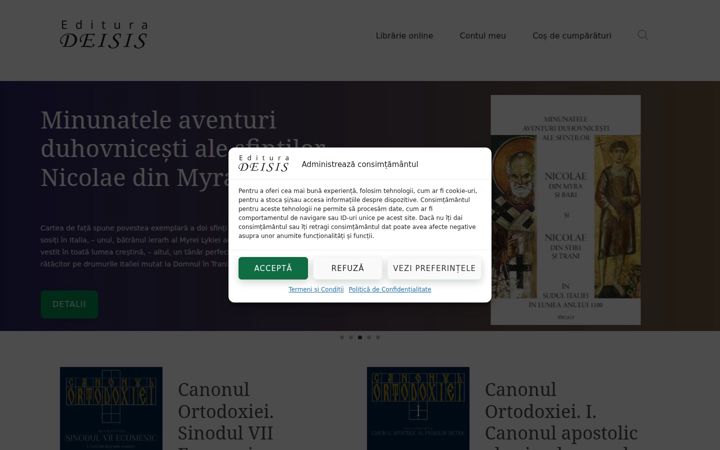 Snimka zaslona za edituradeisis.ro