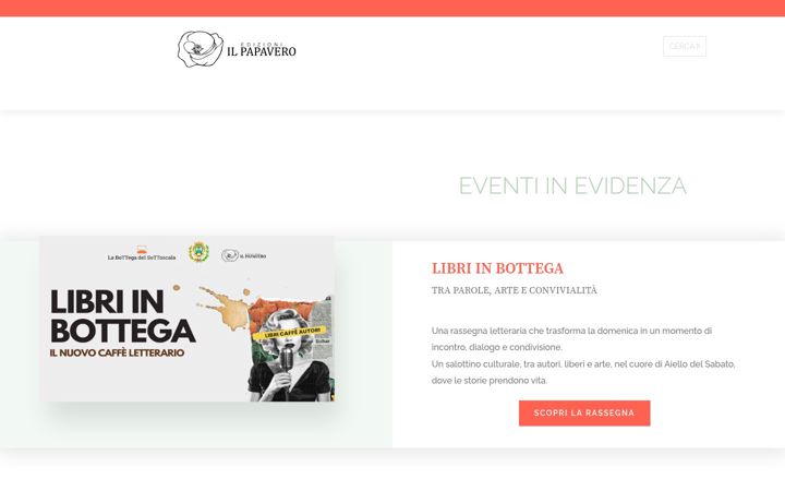 Screenshot of edizioniilpapavero.it
