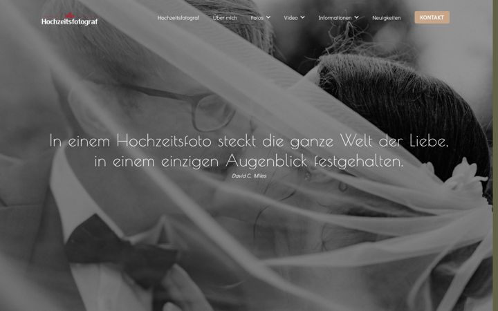 Screenshot of edler-hochzeitsfotograf.de