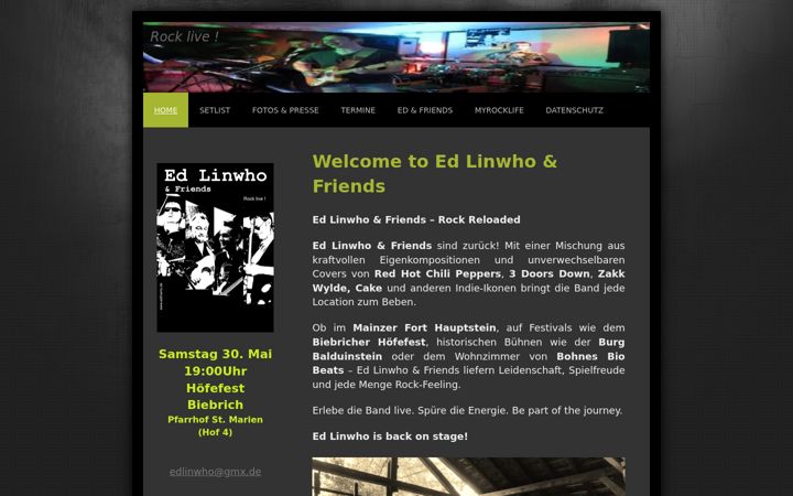 Screenshot of edlinwho.de