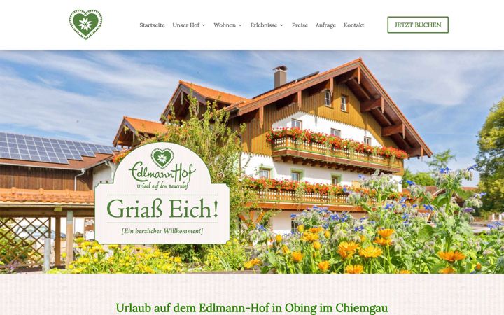 Zrzut ekranu edlmann-hof.de