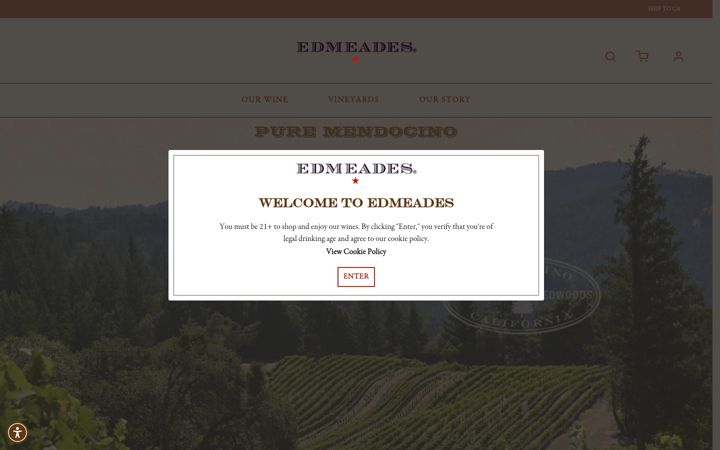 Screenshot of edmeades.com