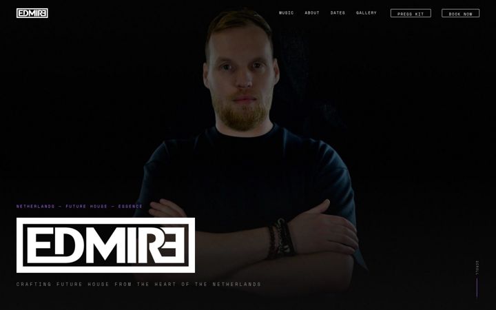 Screenshot of edmireofficial.com