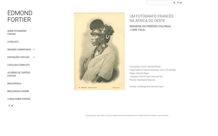 Screenshot of edmondfortier.org.br
