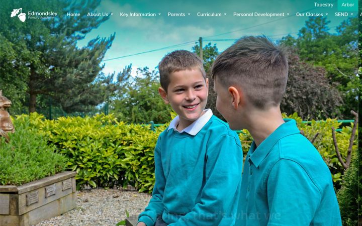 Screenshot of edmondsleyprimary.org.uk