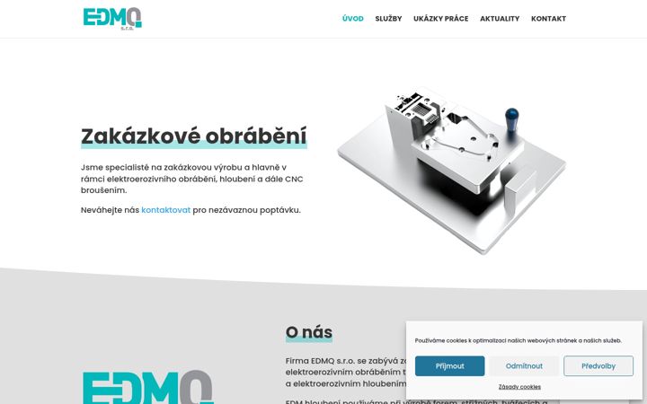 Screenshot of edmq.cz