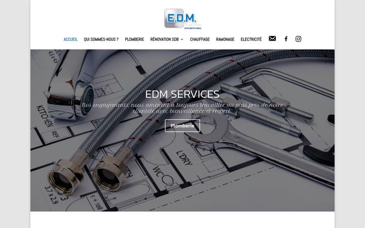 Skjámynd af edmservices-challans.fr