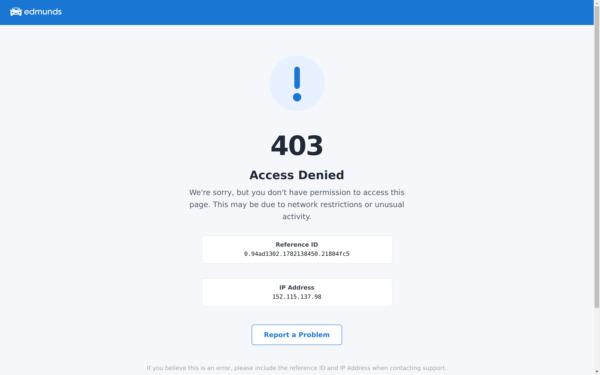 Screenshot of edmunds.com