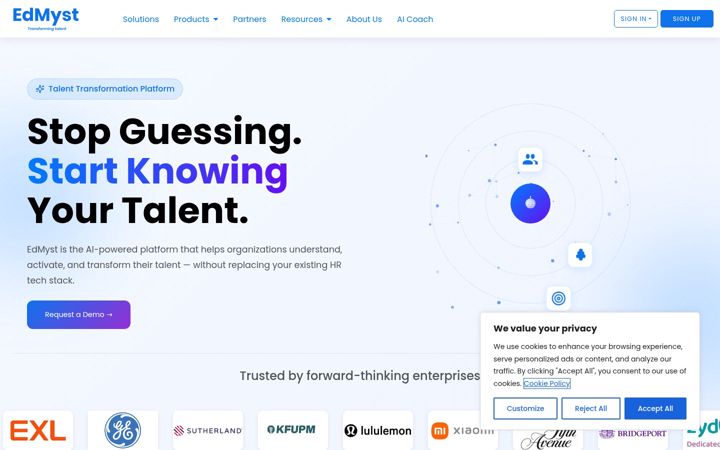 Screenshot of edmyst.com