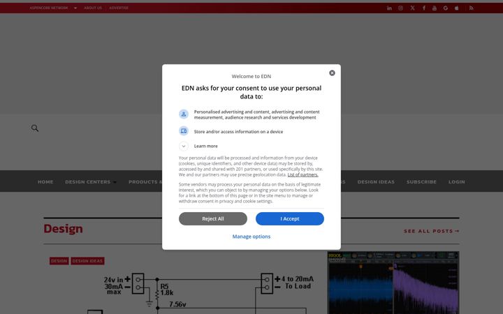 Screenshot di edn.com
