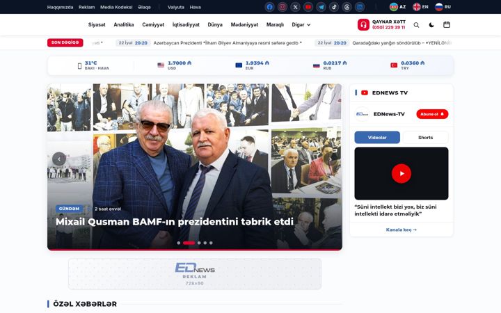 Screenshot of ednews.net