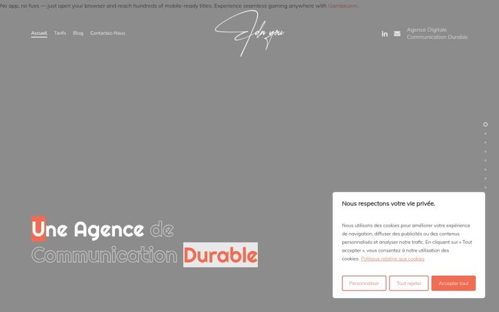 Screenshot of ednyou.com