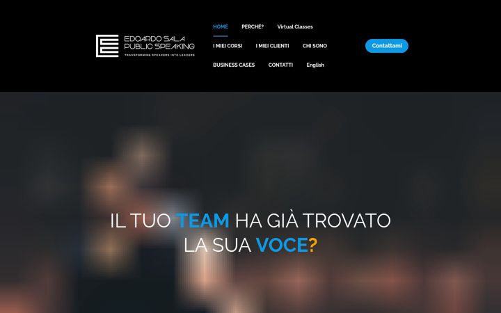 Screenshot of edoardosalapublicspeaking.com