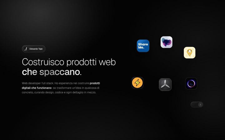 Screenshot of edoardotaje.com