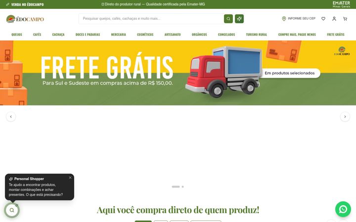 Screenshot of edocampo.com.br
