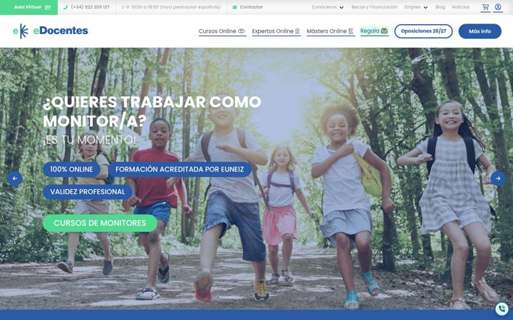 Screenshot of edocentes.com