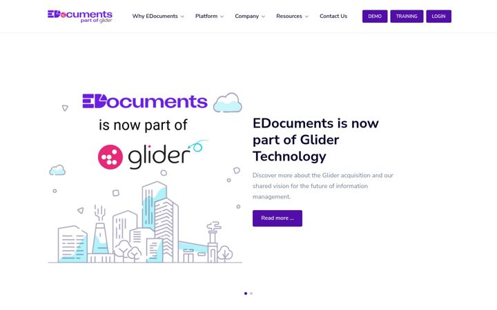 Captură de ecran a edocuments.co.uk
