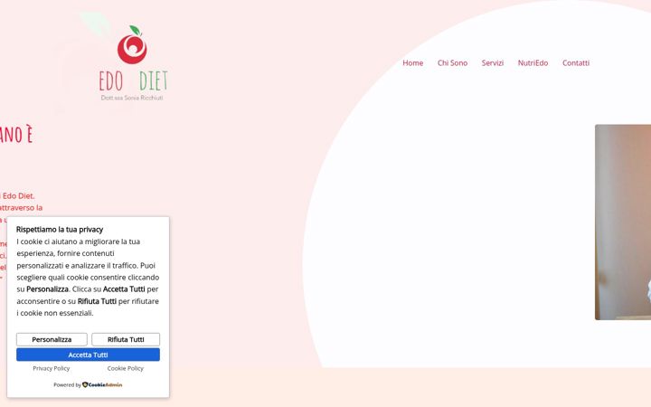 Screenshot of edodiet.it