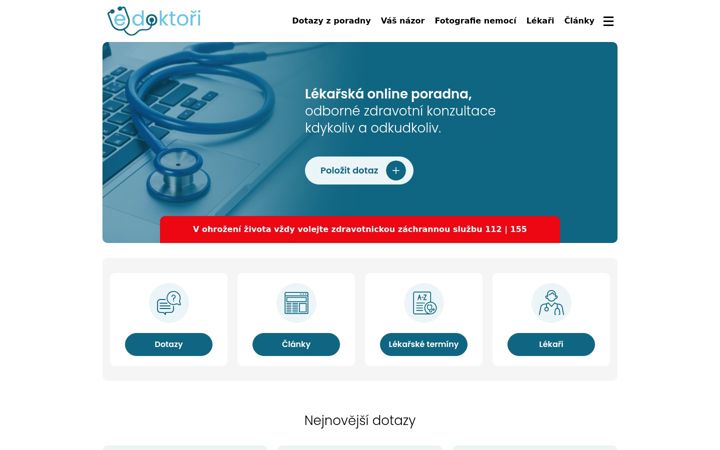 Screenshot of edoktori.cz