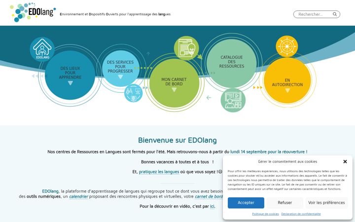 Screenshot of edolang.univ-lorraine.fr