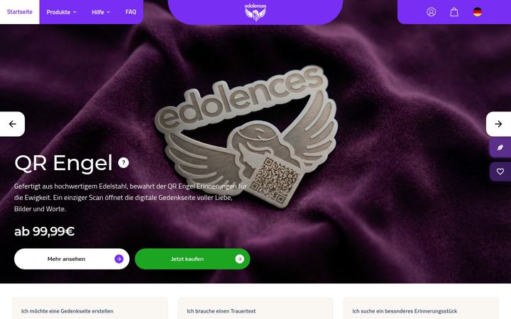 Screenshot of edolences.com