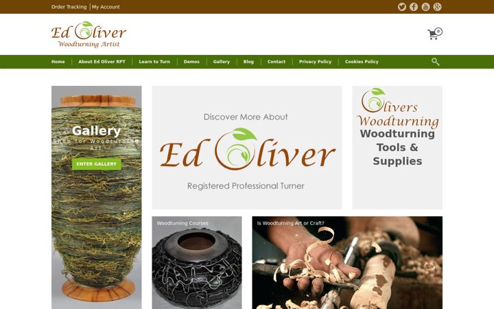Screenshot of edoliver.co.uk