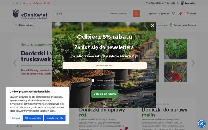 Screenshot of edonkwiat.pl