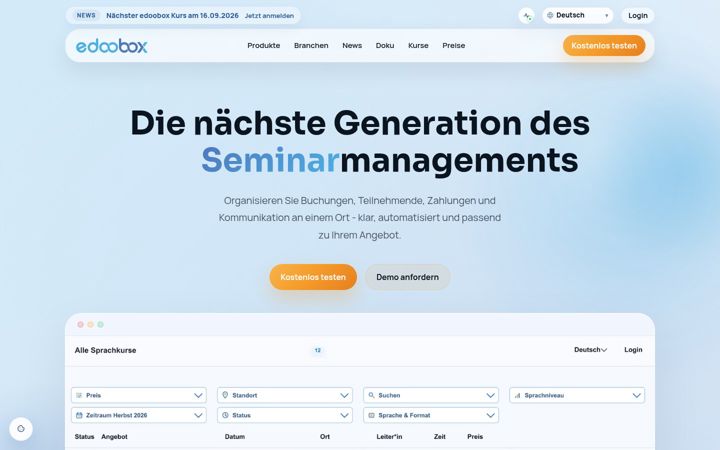 Screenshot of edoobox.com