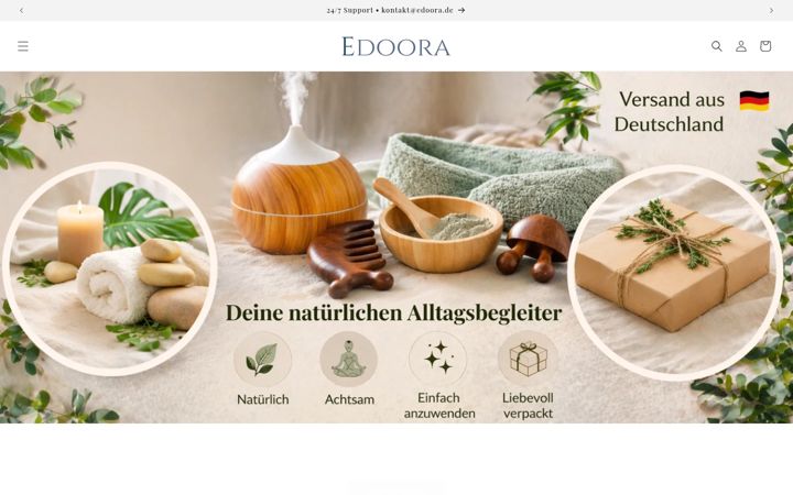 Screenshot of edoora.de