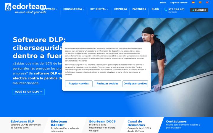 Screenshot of edorteam.com