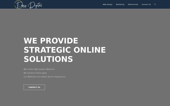 Screenshot of edoss-digital.com