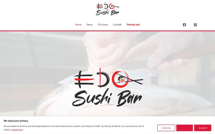 Screenshot von edosushibar.it